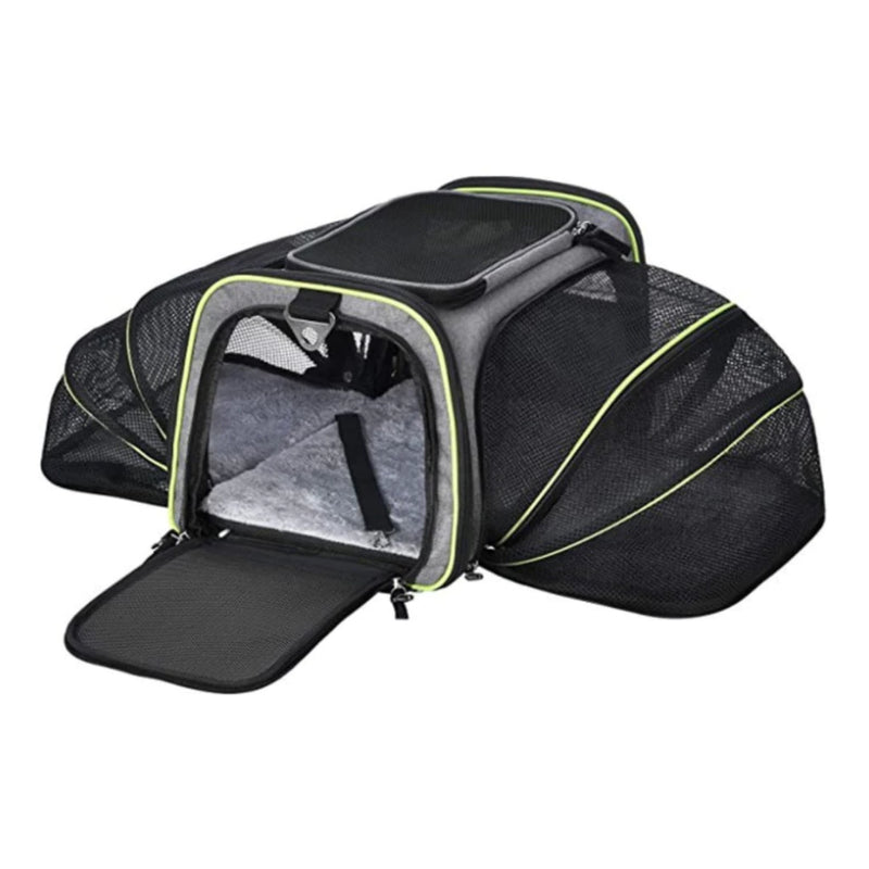 Bolsa de transporte expansível